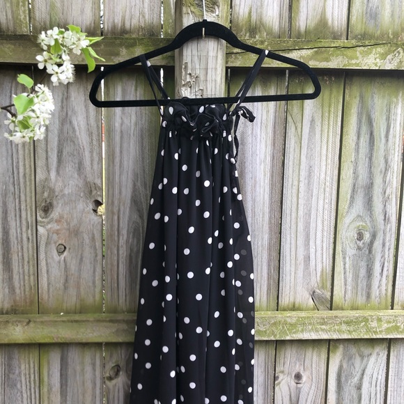Polka Dot Maxi Dress - Picture 2 of 4